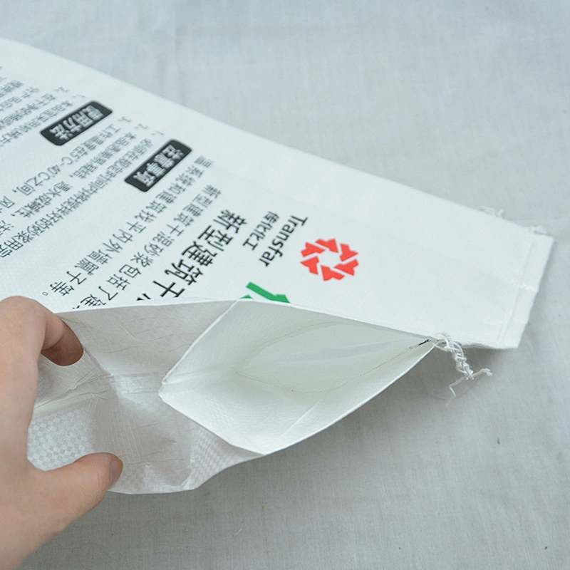 Customized bopp laminated construction cement, putty, mortar pp woven bag with valve port