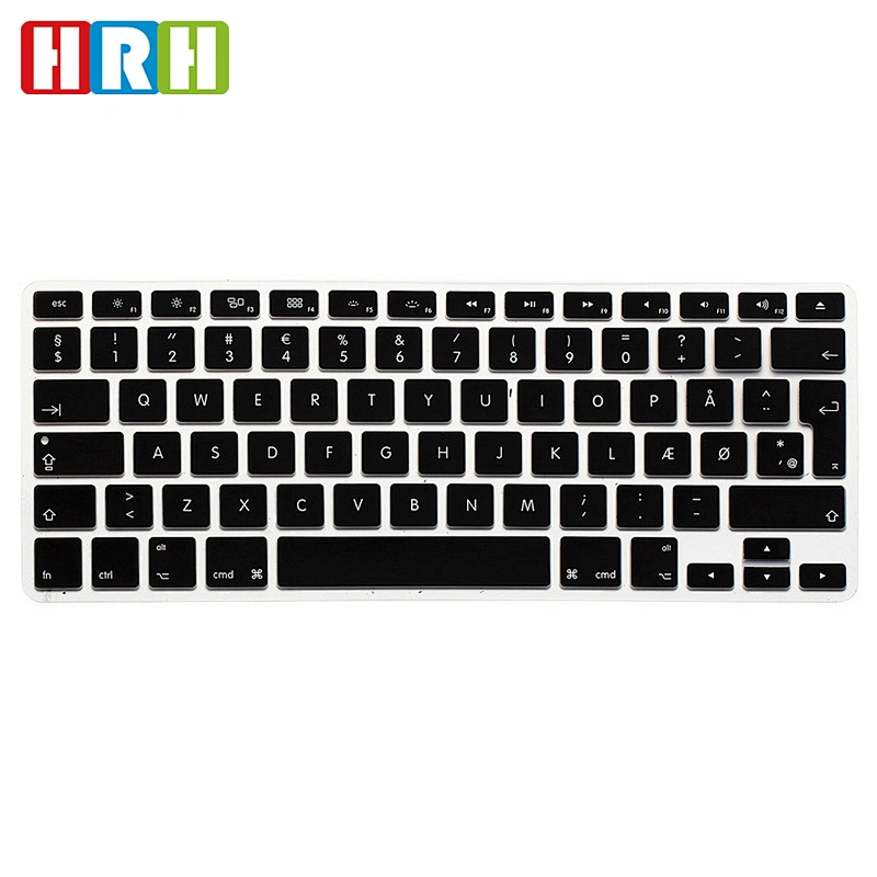 Silicone Laptop danish design Keyboard Protector keyboard skins for macbook pro retina Laptop with Retina Display