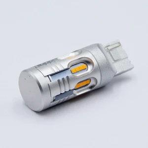 Lujia CANBUS ! CE ROHS 24SMD CSP 2020 10-32V DC/AC T20 7440 7443 Auto car led brake light, turning lamp