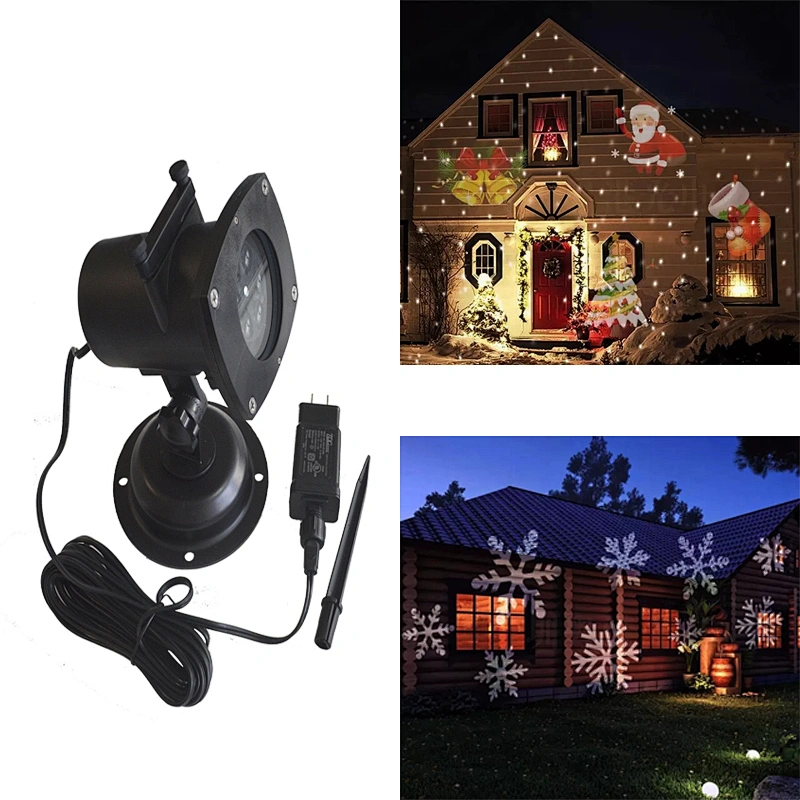 12 Pattern Garden Lighting Waterproof Sparkling Landscape LED Projection Light for Christmas Decoration Lighting