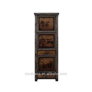 Chinese hand painted high glossy wardrobe