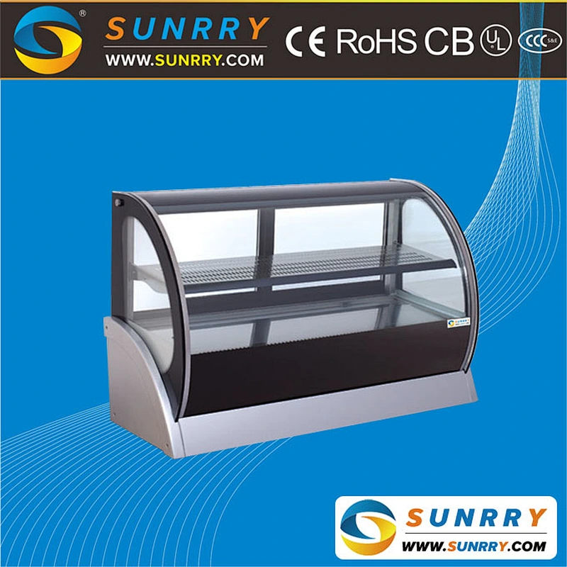 2018 New design sliding door refrigerated bakery cake display cases for sale (SY-CS155C SUNRRY)