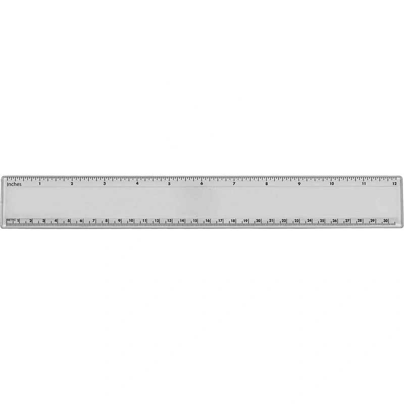 Promotional Business 12 inches Plastic Recycled Ruler