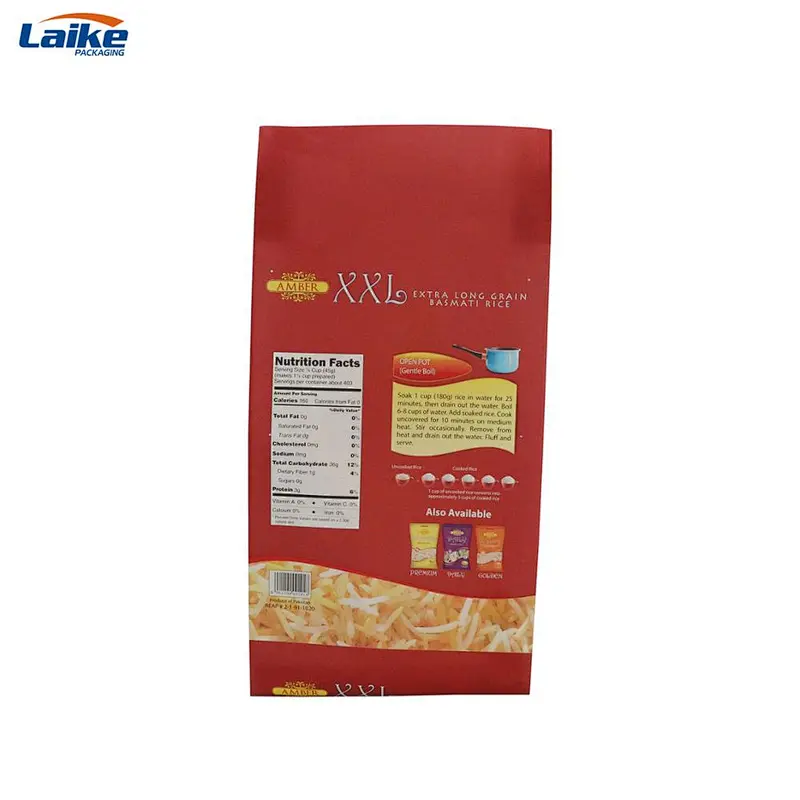 PP woven maize flour packaging bag all purpose flour pouches printed plastic smell proof  with logo