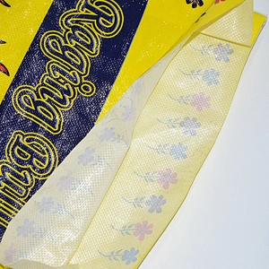 wholesale 10kg pp woven basmati rice packing bag