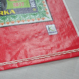 100% virgin plastic 25kg pp woven basmati rice packaging bag export Pakistan