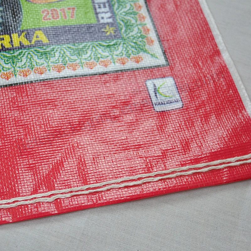 100% virgin plastic 25kg pp woven basmati rice packaging bag export Pakistan