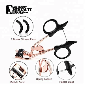 Heated longer eyelash curler silicone pad