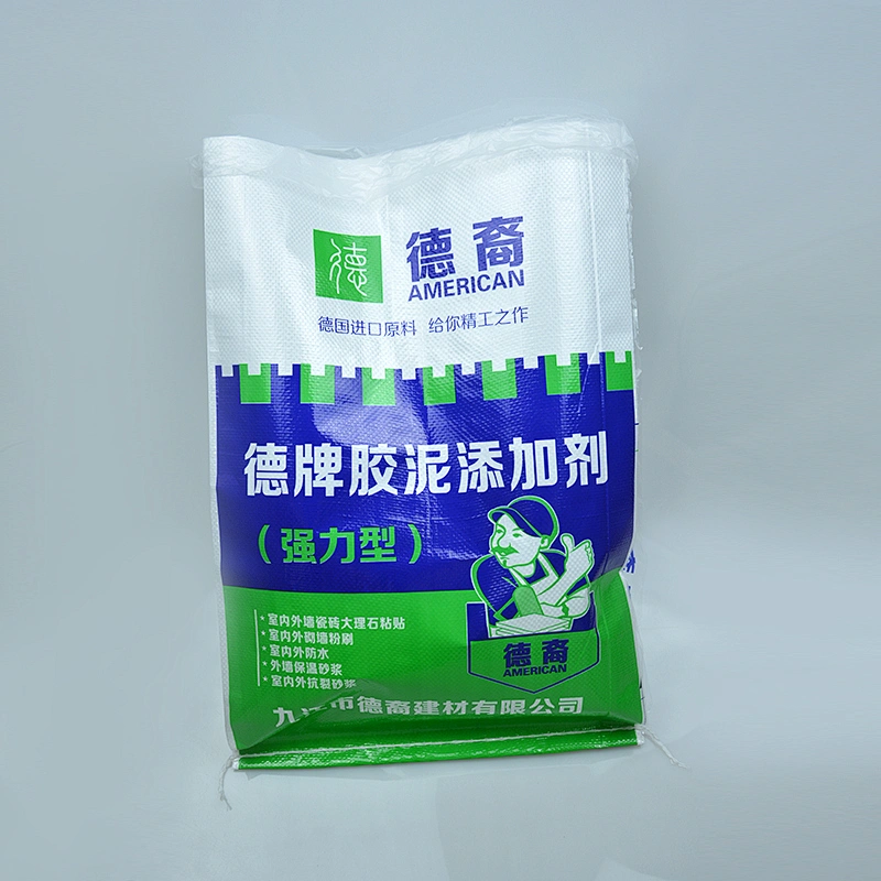 10kg Pp woven bag with lining wire for cement putty powder packing