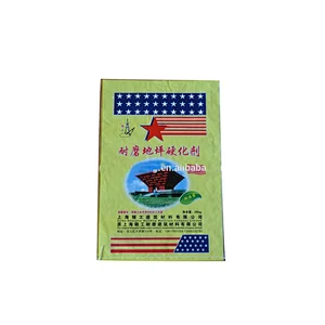 Cheap price durable 25kg pp woven packaging chemical bag for cement,tile adhesive
