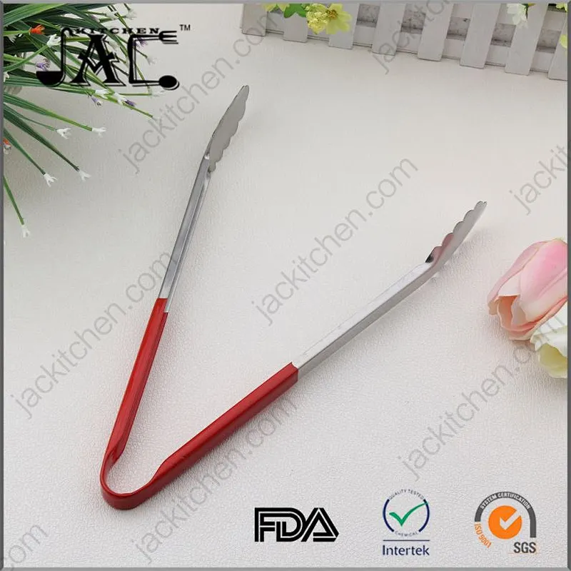 Newest Stainless Steel Pp Serving Tongs