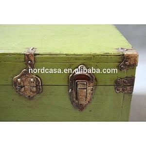 Chinese antique camphor wood trunk