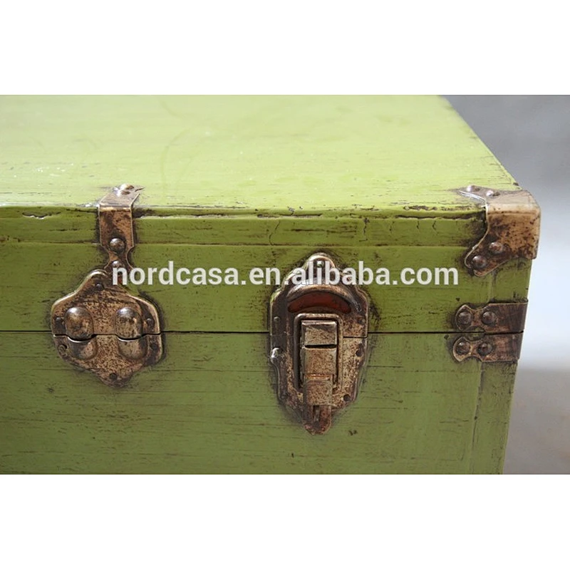 Chinese antique camphor wood trunk