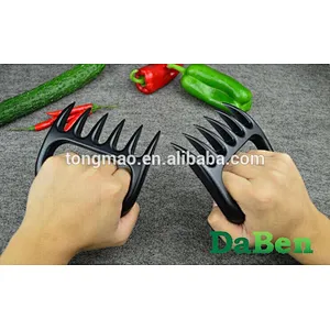 Meat Claws (Set of 2) - Meat Shredder for Grilling Tools - Meat Handler Carving Forks - Pulled Pork Claws