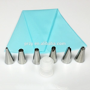 Nozzles Set Silicone Kitchen Accessories Icing Piping Cream Pastry Bag DIY Cake Decorating