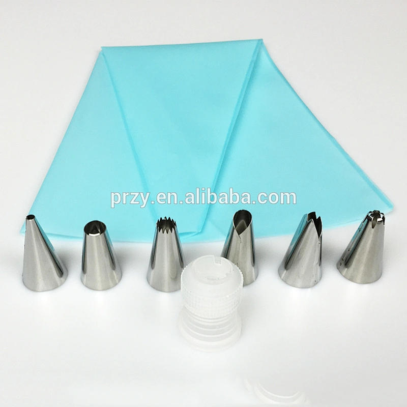 Nozzles Set Silicone Kitchen Accessories Icing Piping Cream Pastry Bag DIY Cake Decorating