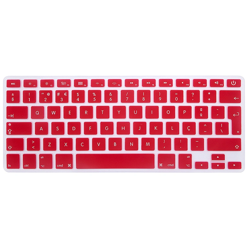 Silicone Portuguese Keyboard skin custom silicone keyboard cover keyboard protector For Macbook Pro 13 Without Touch Bar A1708