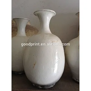 Chinese antique porcelain white flower pot