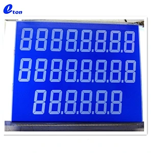 RoHS Fuel dispenser TN LCD Display for Petrol Pump LCD screen