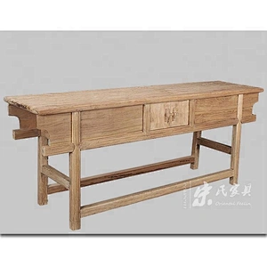 wholesale rustic reclaimed solid wood pine console table furniture