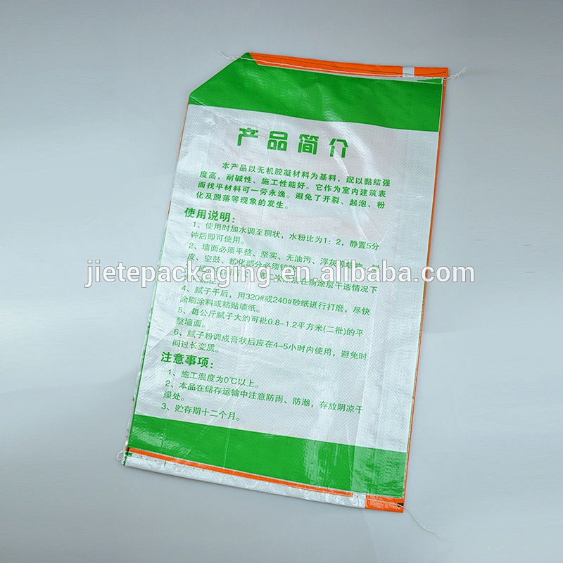 pp polypropylene woven valve bag for packaging lacquer putty, cement sacks