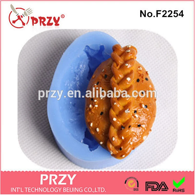 F2254 Hot Sale Eco- Friendly fondant woman head silicone mold for cake decorating