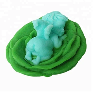 Sleeping angel baby silicone soap mold silica gel Candle Silicone Molds