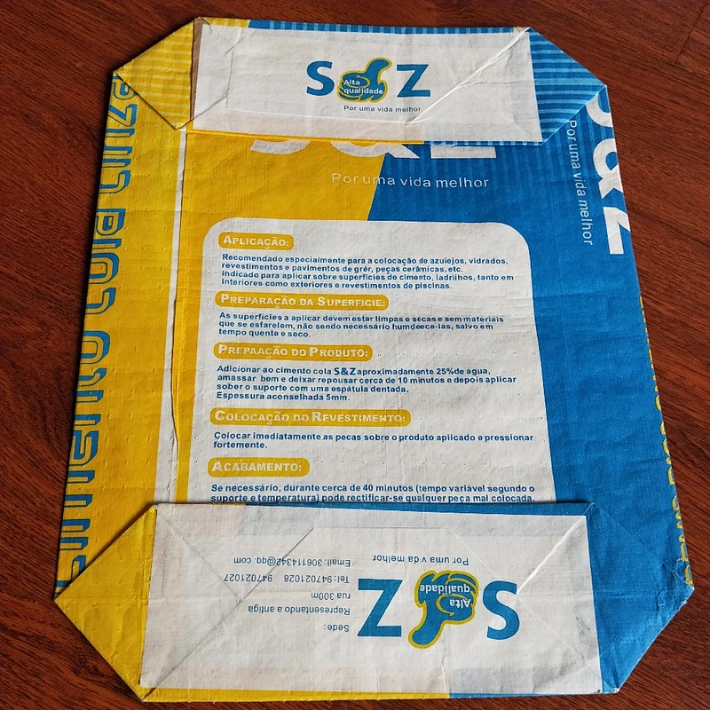 Hot sale 25kg kraft paper cement packaging bag