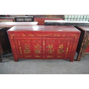 Reproduction antique hand painting cabinet