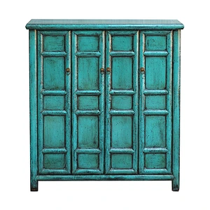chinese antique reproduction lacquered storage buffet furniture