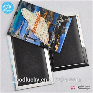 promotional metal tin fridge magnet sticker custom