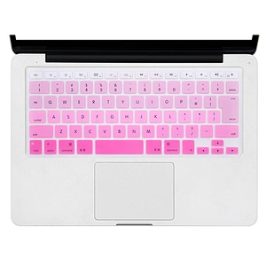 custom silicone language silicone rainbow keyboard cover protector laptop keyboard skin for macbook macbook pro retina display