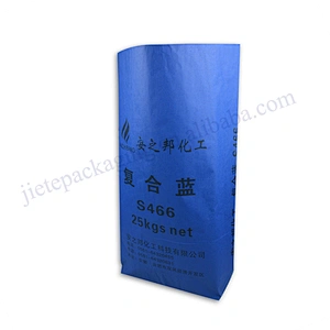 Customized block bottom chemical resistant multilayer kraft paper bag 25kg