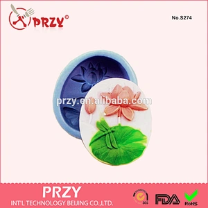 S274 PRZY lotus silicone mold for soap