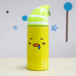 Wholesale Price Water Bottle Cute Sleeping Hat 304 Stainless Steel Vacuum Flask Customized Logo Vacuum cup for Children