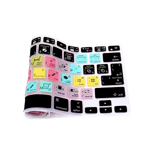 Shortcuts custom InDesign Hotkeys russian keyboard silicone Keyboard Protector For Macbook Air for macbook air 13 skin