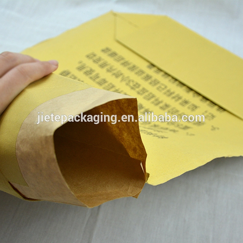 Wholesale china factory high quality kraft paper valve flat bottom bag for packing 50kg 25kg cement, mortar