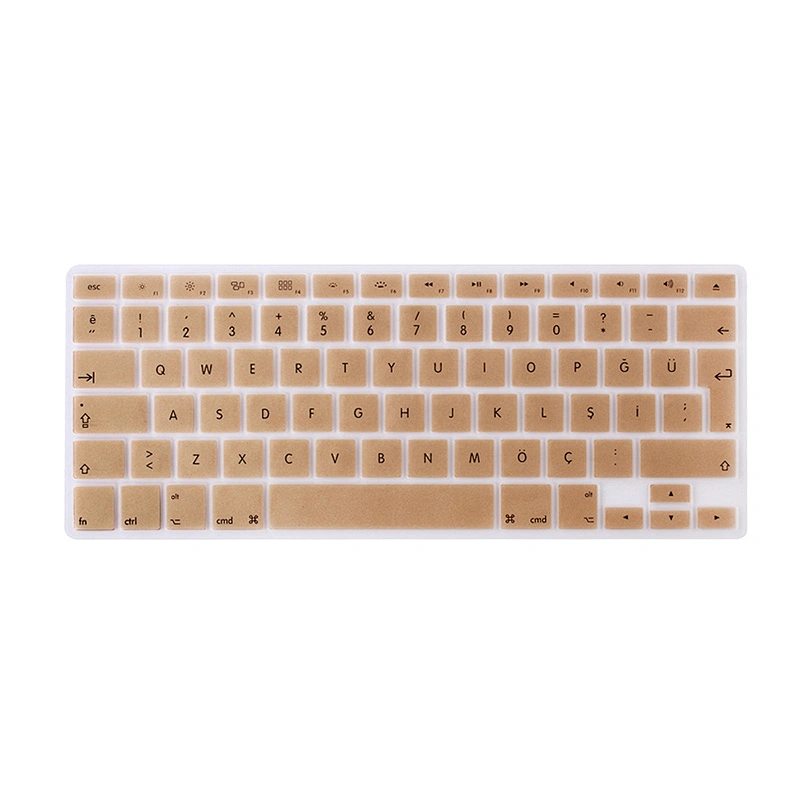 Turkish EU Keyboard skin silicone keyboard cover keyboard protective film for macbook air 13 For Macbook Air Pro Retina