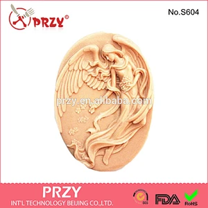 Silicone soap mold angel , flying angel decoration