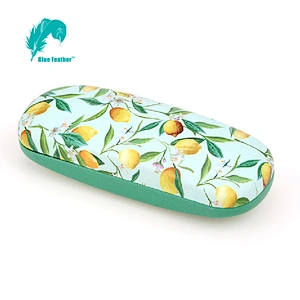 Vibrant Greenery Protective Case for Eyewear Storage on the Go