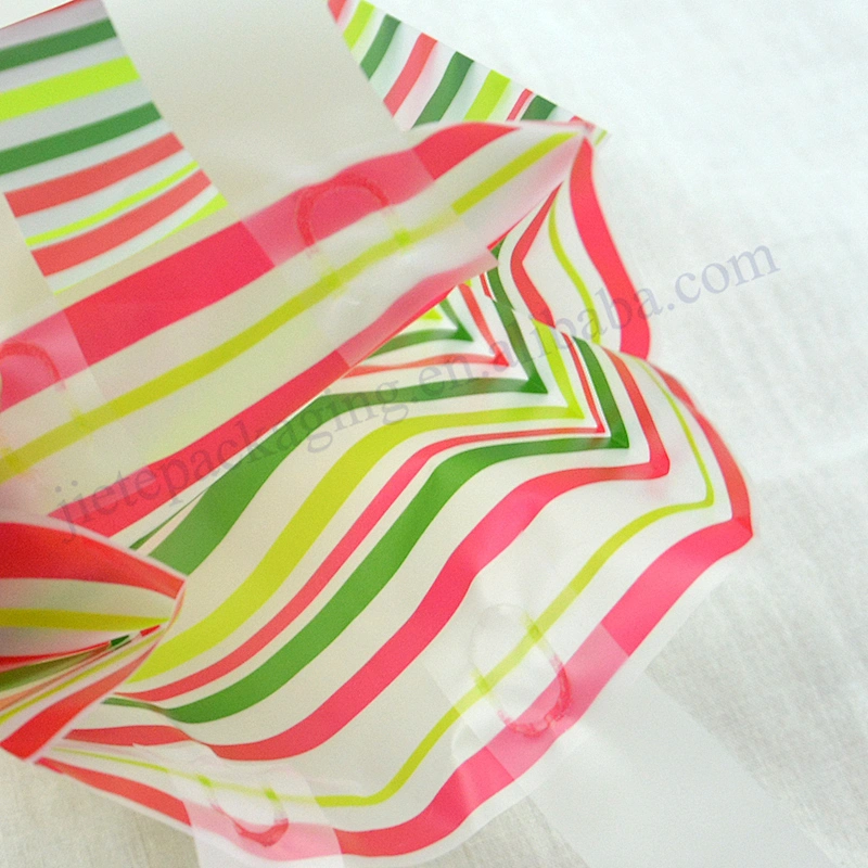 Customized ldep and hdpe plastic shopping and gift carry bag