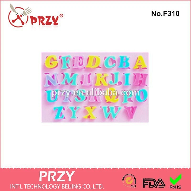 26 letters fondant molds, sugar craft tools, chocolate mold
