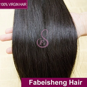 Brazilian makeup virgin straight hair weave/weaves for black women with low wholesale price