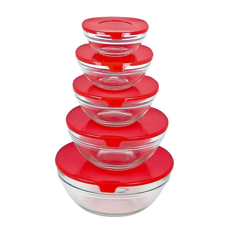 Glass Crisper Food Storage Containers Fresh Box Glass Lunch Box Glass Storage With Lock Lid Airtight