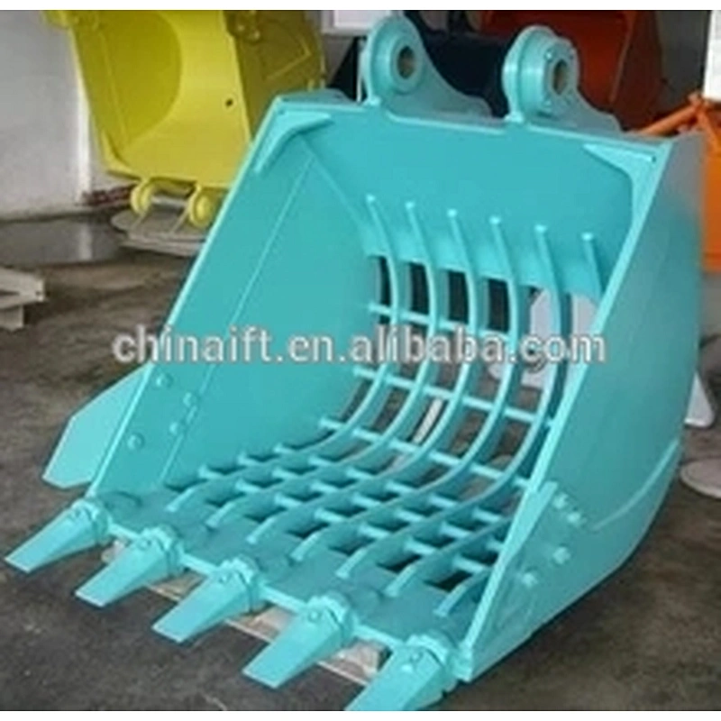 digger crawler excavator grille bucket with high quality