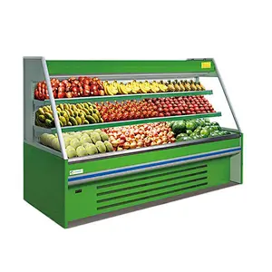 Commercial open display chiller for vegetable and fruit display in supermarket (SUNRRY SY-SVS2000S)