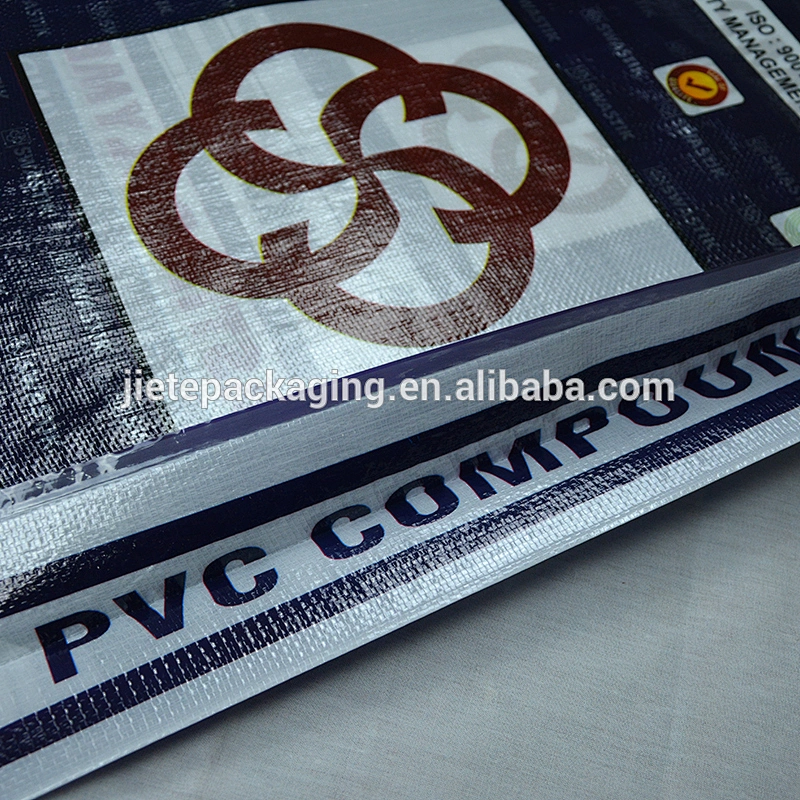 Made in china PVC compound, chemical, detergent pp woven bag 20kg 25kg