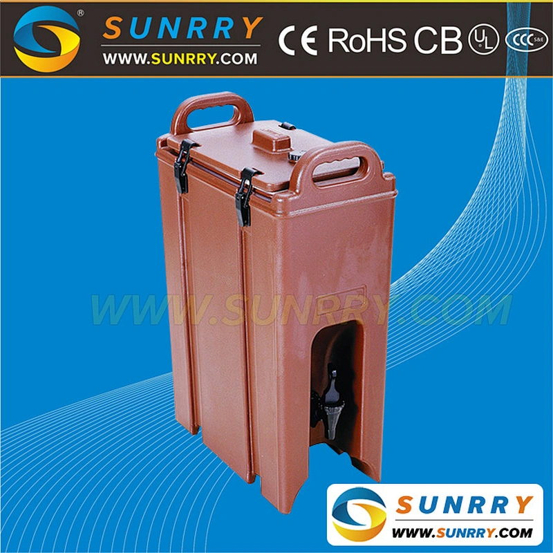 Hot sale 9.4L plastic hot tea and milk storage container with lid