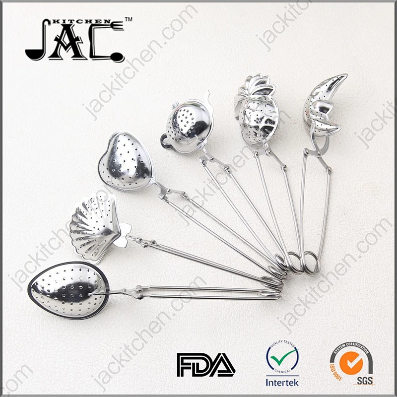 Pineapple Shaped Tea Infuser Basket With Long Handle