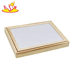 Top sale educational wooden magnetic drawing board for kids W12B060